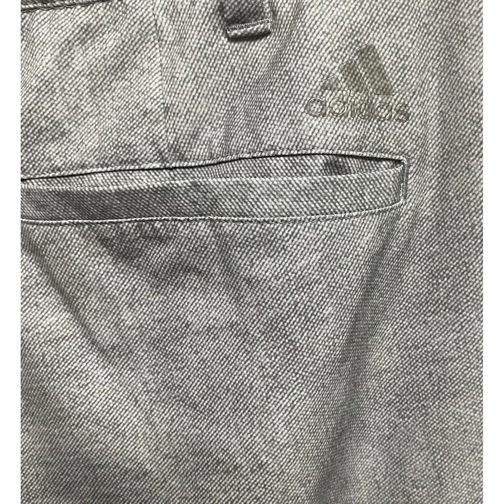 Adidas Men Golf Performance Stretch Pants Heather Gray Athletic Slack 34/32